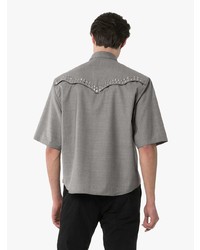 Chemise à manches courtes grise NULABEL