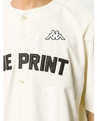 Chemise à manches courtes imprimée beige Kappa Kontroll