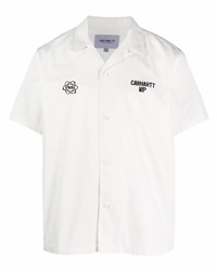 Chemise à manches courtes imprimée blanche Carhartt WIP