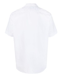 Chemise à manches courtes imprimée blanche Tintoria Mattei