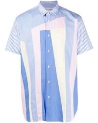 Chemise à manches courtes imprimée bleu clair Comme Des Garcons SHIRT