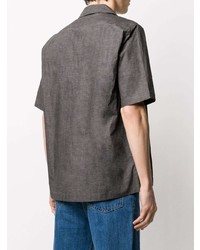 Chemise à manches courtes imprimée gris foncé Rhude