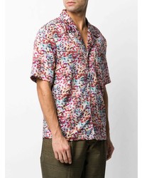 Chemise à manches courtes imprimée multicolore Missoni