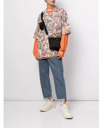 Chemise à manches courtes imprimée multicolore Kenzo