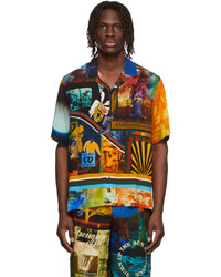 Chemise à manches courtes imprimée multicolore Ahluwalia &Paul Smith