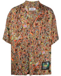 Chemise à manches courtes imprimée multicolore Ambush