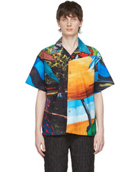 Chemise à manches courtes imprimée multicolore Andersson Bell
