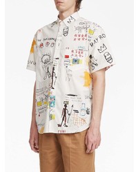 Chemise à manches courtes imprimée multicolore Junya Watanabe