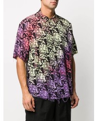 Chemise à manches courtes imprimée multicolore Mauna Kea