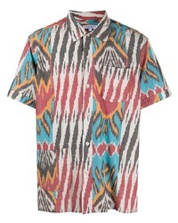 Chemise à manches courtes imprimée multicolore Engineered Garments
