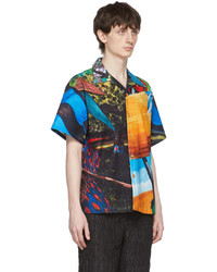 Chemise à manches courtes imprimée multicolore Andersson Bell