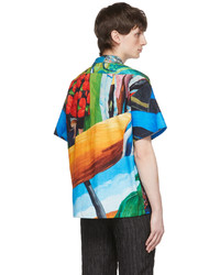 Chemise à manches courtes imprimée multicolore Andersson Bell