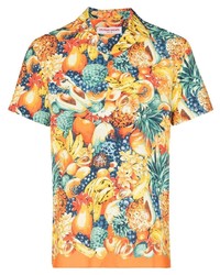 Chemise à manches courtes imprimée multicolore Orlebar Brown