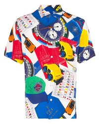 Chemise à manches courtes imprimée multicolore Polo Ralph Lauren