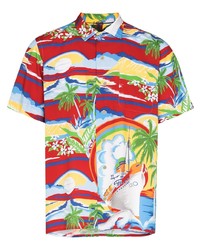 Chemise à manches courtes imprimée multicolore Polo Ralph Lauren