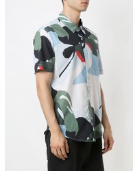 Chemise à manches courtes imprimée multicolore OSKLEN