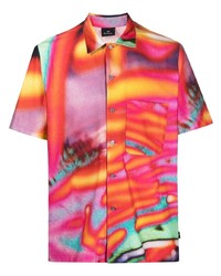 Chemise à manches courtes imprimée multicolore PS Paul Smith
