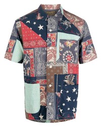 Chemise à manches courtes imprimée multicolore Ralph Lauren RRL