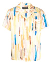 Chemise à manches courtes imprimée multicolore Viktor & Rolf