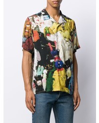 Chemise à manches courtes imprimée multicolore Supreme