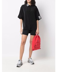 Chemise à manches courtes imprimée noire Y-3