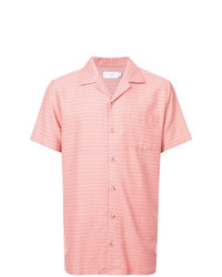 Chemise à manches courtes imprimée rose Onia