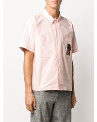 Chemise à manches courtes imprimée rose adidas