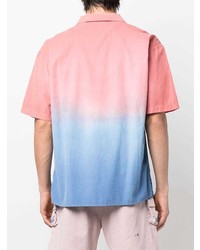 Chemise à manches courtes imprimée tie-dye multicolore Mauna Kea