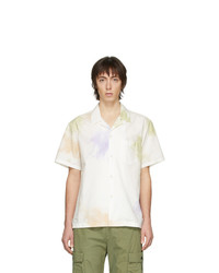 Chemise à manches courtes imprimée tie-dye multicolore John Elliott