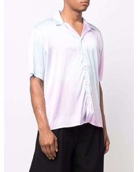 Chemise à manches courtes imprimée tie-dye rose Family First