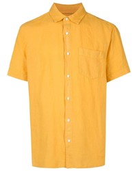 Chemise à manches courtes jaune OSKLEN
