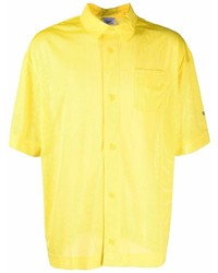 Chemise à manches courtes jaune Reebok