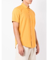 Chemise à manches courtes jaune OSKLEN