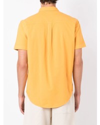 Chemise à manches courtes jaune OSKLEN