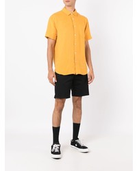 Chemise à manches courtes jaune OSKLEN