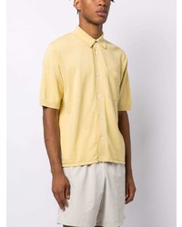 Chemise à manches courtes jaune Norse Projects