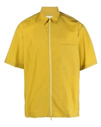 Chemise à manches courtes jaune Studio Nicholson