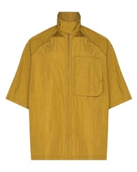 Chemise à manches courtes jaune Tom Wood