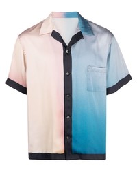 Chemise à manches courtes multicolore Attachment