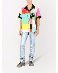 Chemise à manches courtes multicolore Dolce & Gabbana