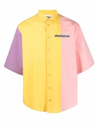Chemise à manches courtes multicolore Moschino