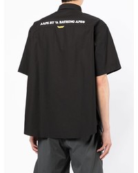 Chemise à manches courtes noire AAPE BY A BATHING APE