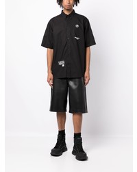 Chemise à manches courtes noire AAPE BY A BATHING APE