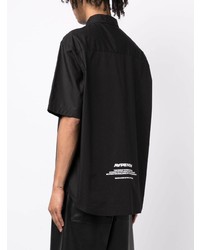 Chemise à manches courtes noire AAPE BY A BATHING APE