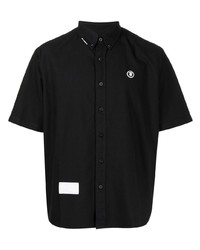 Chemise à manches courtes noire AAPE BY A BATHING APE