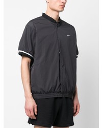 Chemise à manches courtes noire Nike