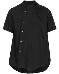 Chemise à manches courtes noire Black Comme Des Garçons