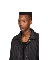 Chemise à manches courtes noire Rick Owens DRKSHDW