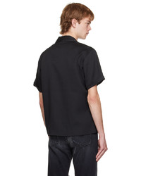 Chemise à manches courtes noire Second/Layer