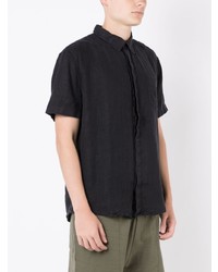 Chemise à manches courtes noire OSKLEN